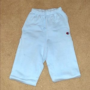 Sky Blue Champion Sweatpants